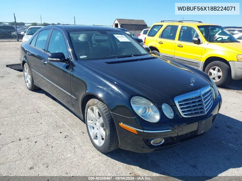 2008 Mercedes-Benz E 350 VIN: WDBUF56X18B224071 Lot: 40259467