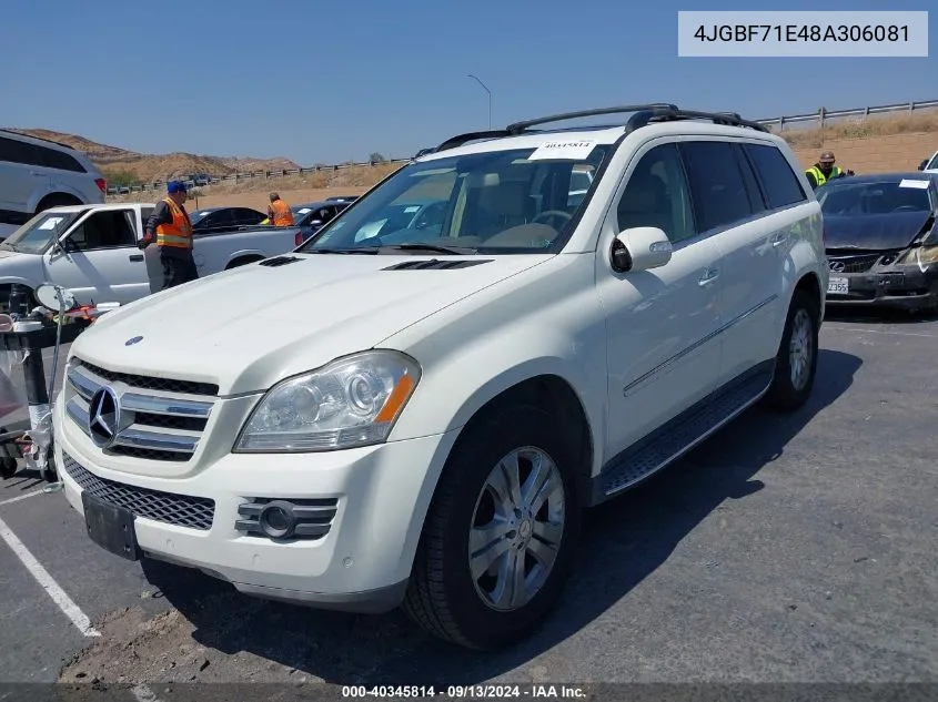 4JGBF71E48A306081 2008 Mercedes-Benz Gl 450 4Matic