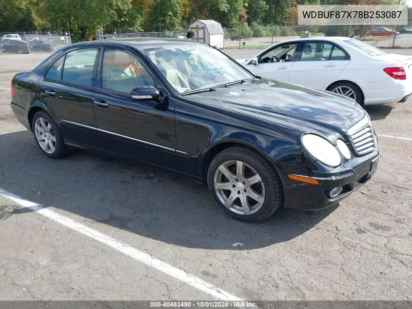 2008 Mercedes-Benz E 350 4Matic VIN: WDBUF87X78B253087 Lot: 40483490