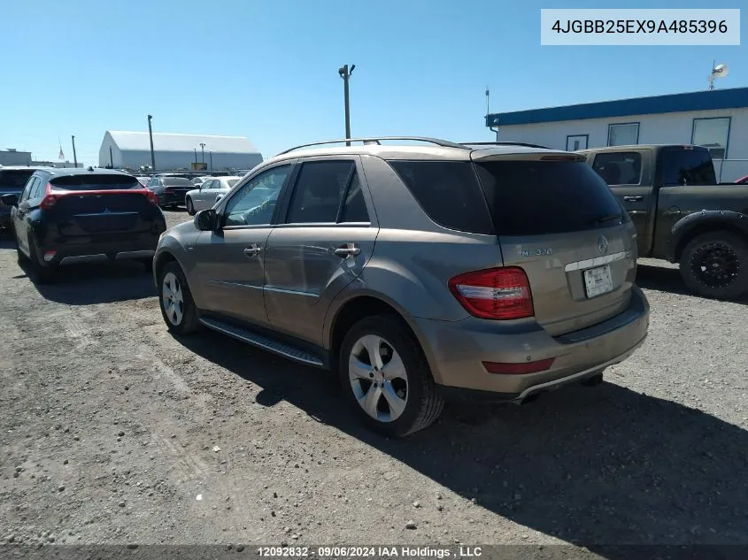 2009 Mercedes-Benz Ml320 VIN: 4JGBB25EX9A485396 Lot: 12092832