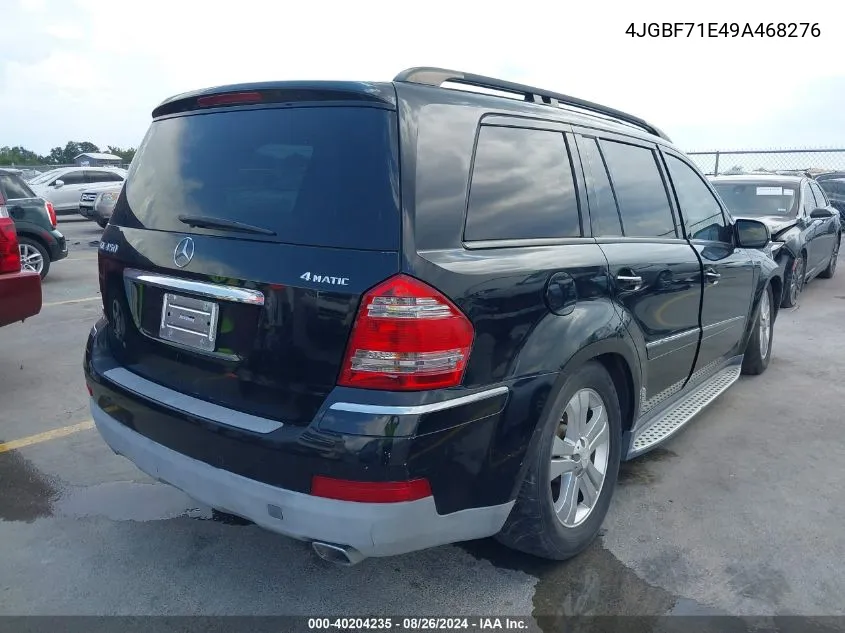 2009 Mercedes-Benz Gl 450 4Matic VIN: 4JGBF71E49A468276 Lot: 40204235