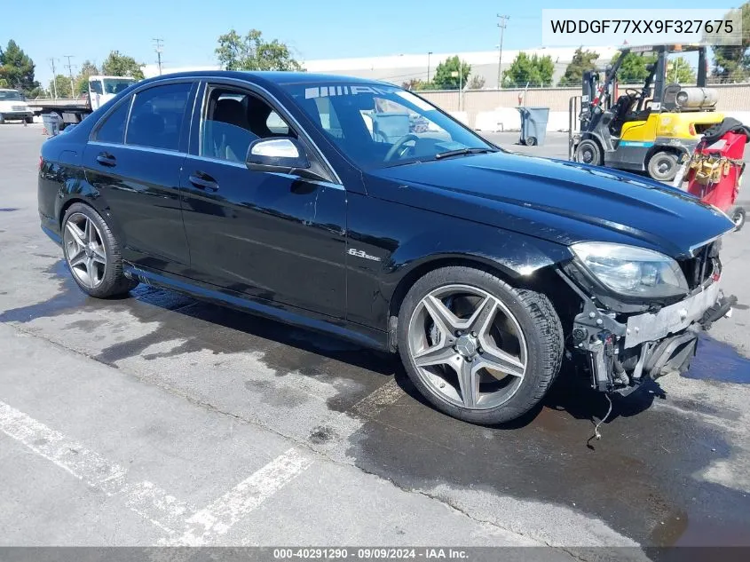 2009 Mercedes-Benz C 63 Amg VIN: WDDGF77XX9F327675 Lot: 40291290