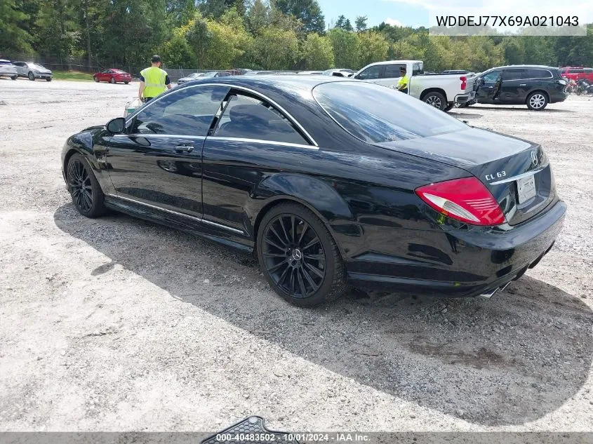 2009 Mercedes-Benz Cl 63 Amg VIN: WDDEJ77X69A021043 Lot: 40483502