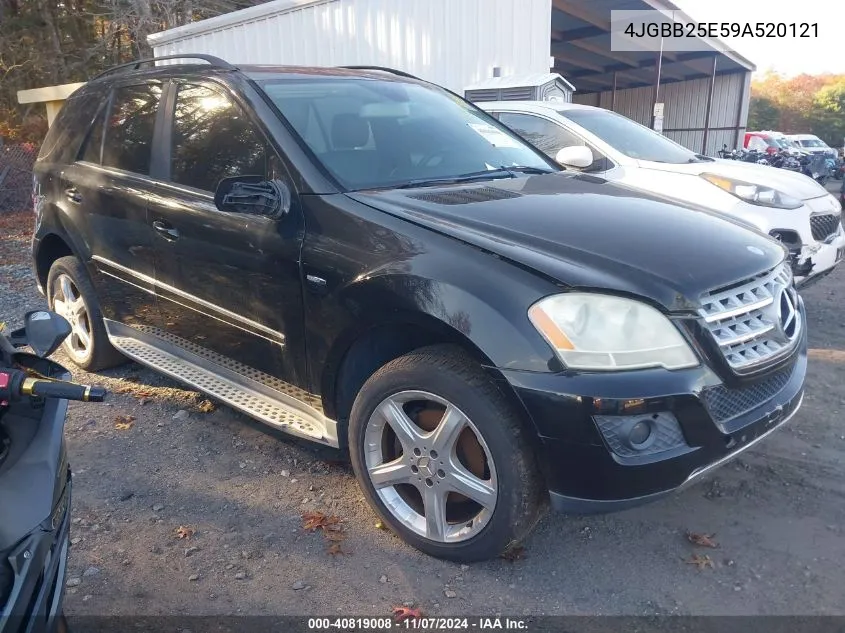 2009 Mercedes-Benz Ml 320 Bluetec 4Matic VIN: 4JGBB25E59A520121 Lot: 40819008