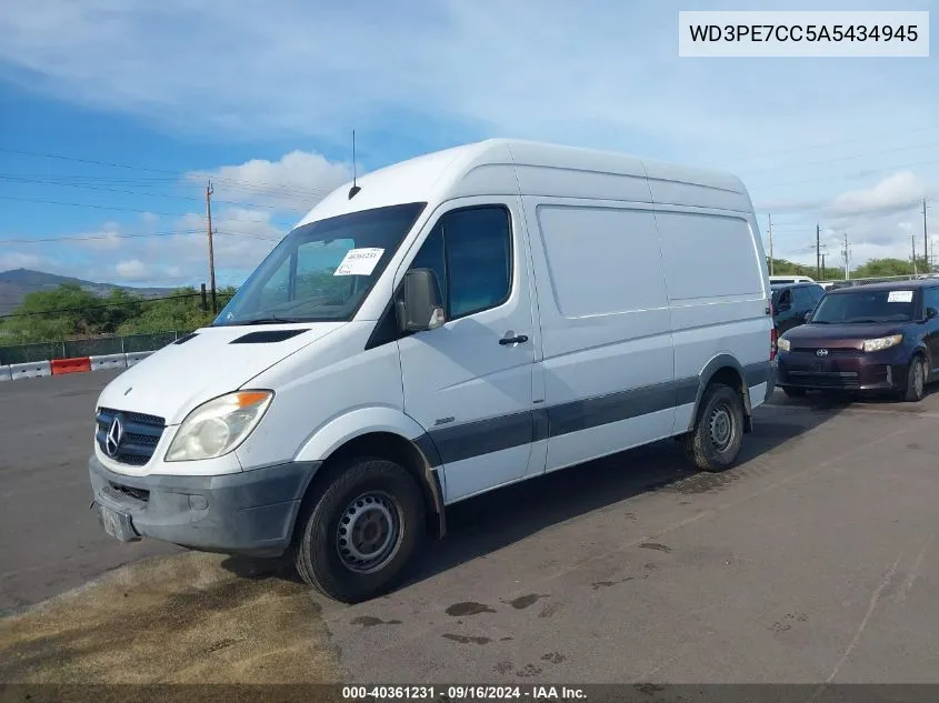 2010 Mercedes-Benz Sprinter Van 2500 VIN: WD3PE7CC5A5434945 Lot: 40361231