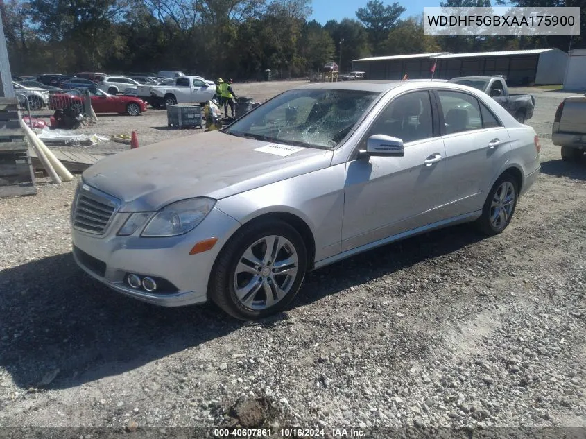 2010 Mercedes-Benz E 350 VIN: WDDHF5GBXAA175900 Lot: 40607861