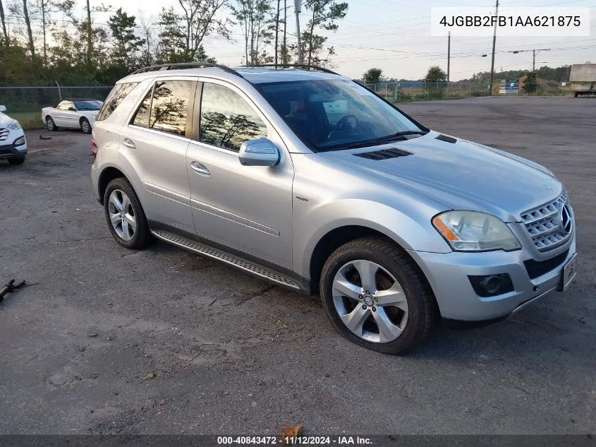 2010 Mercedes-Benz Ml 350 Bluetec 4Matic VIN: 4JGBB2FB1AA621875 Lot: 40843472