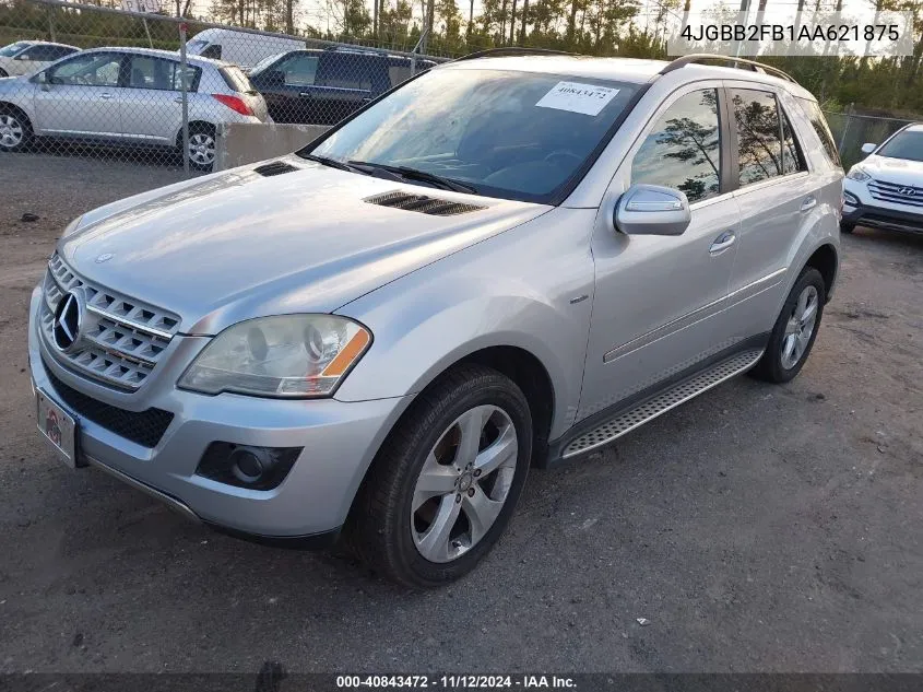 2010 Mercedes-Benz Ml 350 Bluetec 4Matic VIN: 4JGBB2FB1AA621875 Lot: 40843472