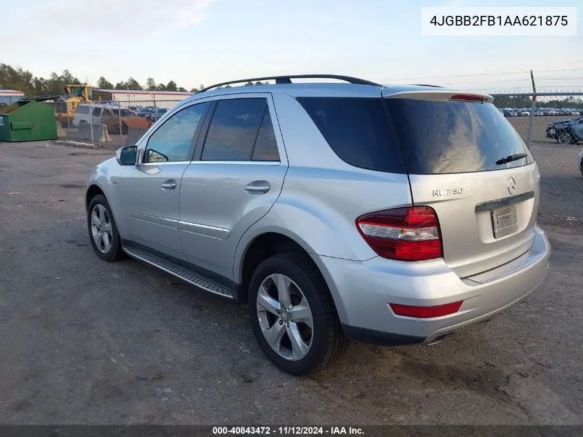 2010 Mercedes-Benz Ml 350 Bluetec 4Matic VIN: 4JGBB2FB1AA621875 Lot: 40843472