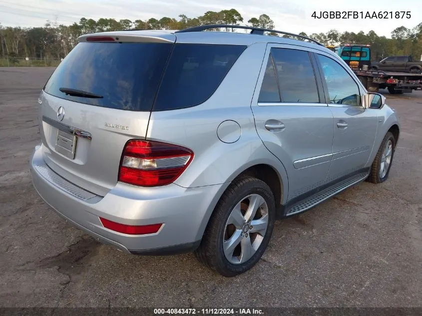 2010 Mercedes-Benz Ml 350 Bluetec 4Matic VIN: 4JGBB2FB1AA621875 Lot: 40843472