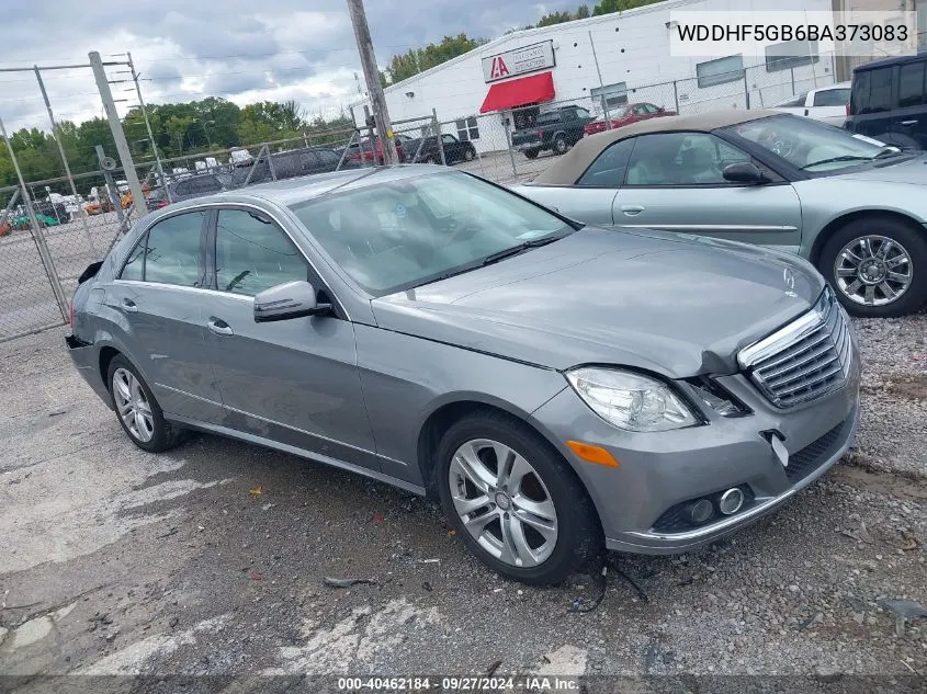 2011 Mercedes-Benz E 350 VIN: WDDHF5GB6BA373083 Lot: 40462184