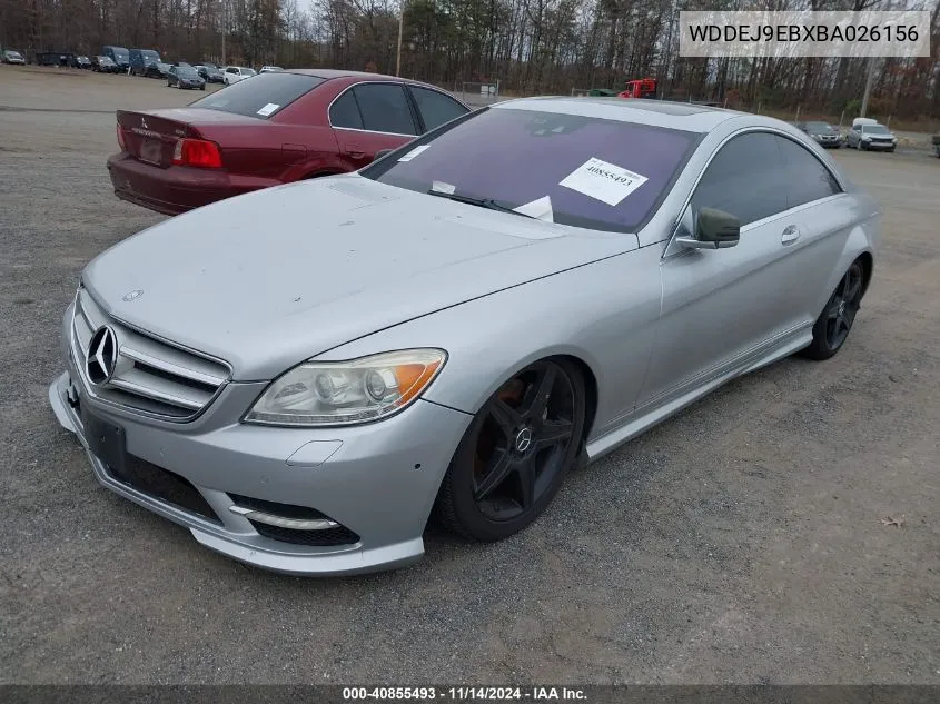 2011 Mercedes-Benz Cl 550 4Matic VIN: WDDEJ9EBXBA026156 Lot: 40855493