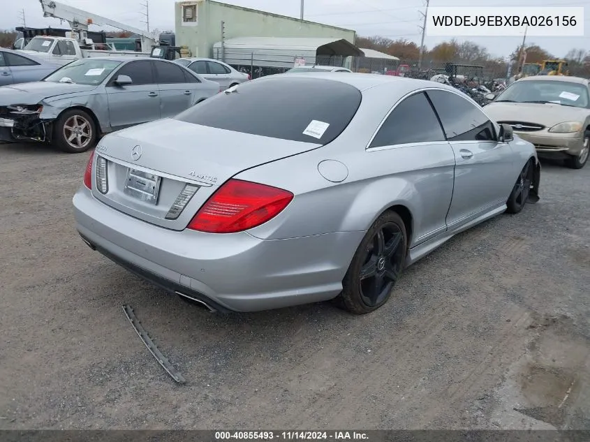 2011 Mercedes-Benz Cl 550 4Matic VIN: WDDEJ9EBXBA026156 Lot: 40855493