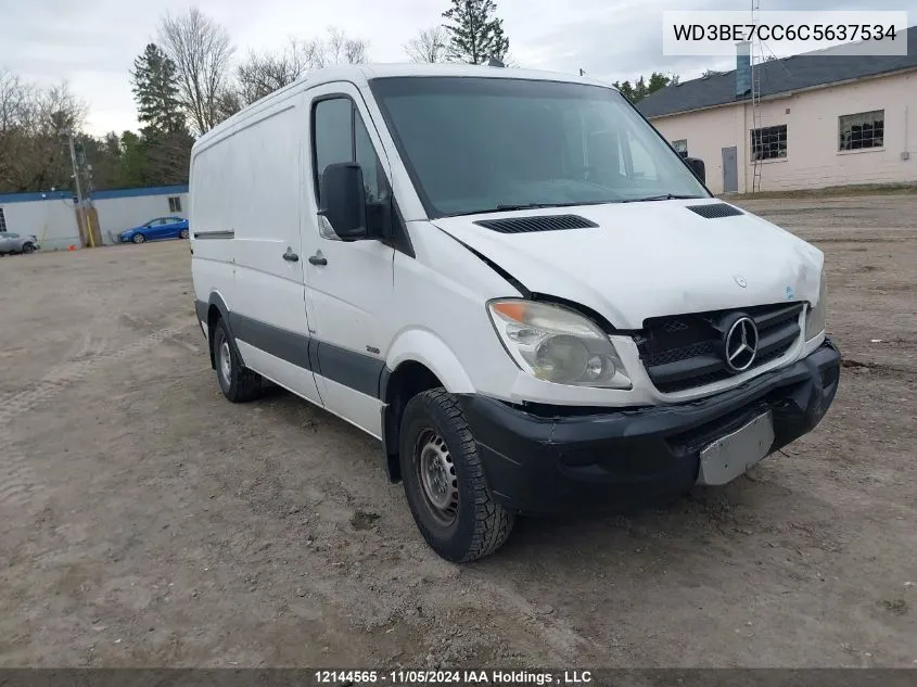 2012 Mercedes-Benz Sprinter S VIN: WD3BE7CC6C5637534 Lot: 12144565