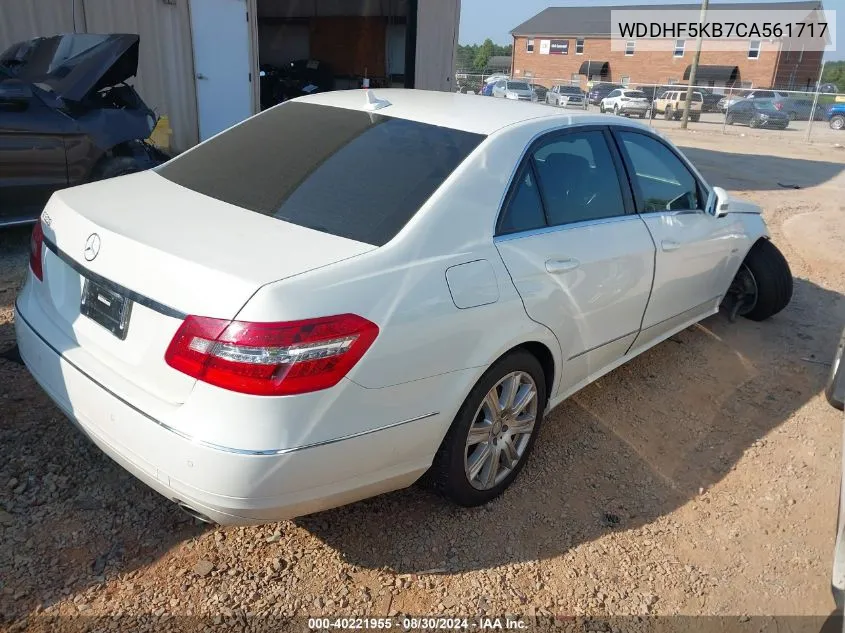 2012 Mercedes-Benz E 350 VIN: WDDHF5KB7CA561717 Lot: 40221955