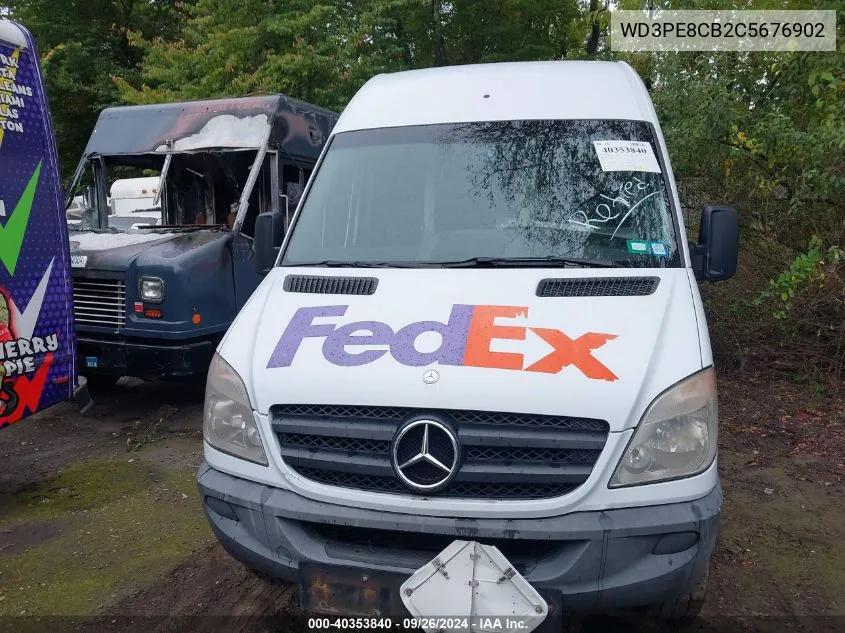 2012 Mercedes-Benz Sprinter 2500 High Roof VIN: WD3PE8CB2C5676902 Lot: 40353840