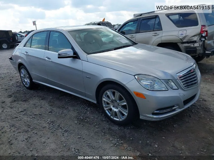 2012 Mercedes-Benz E 350 VIN: WDDHF5KBXCA541915 Lot: 40491476