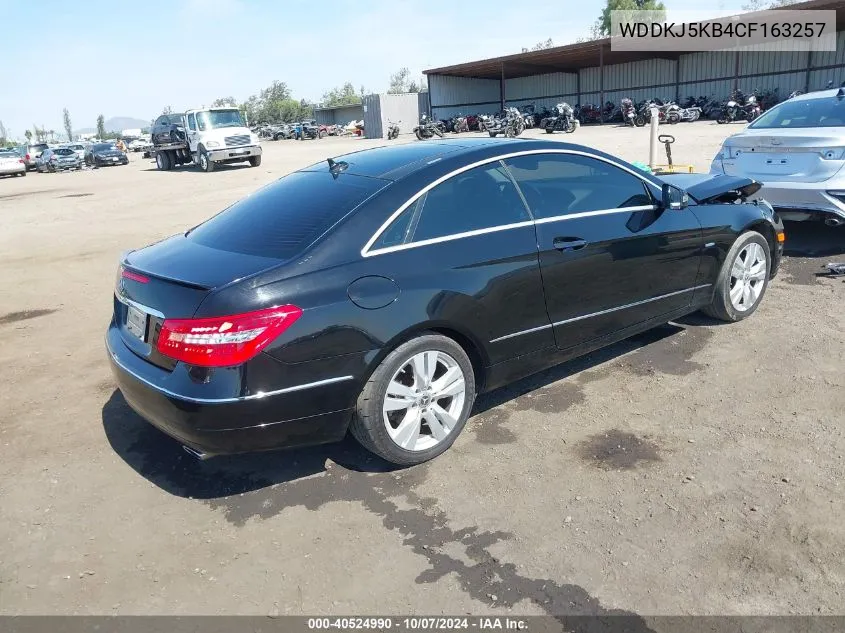 2012 Mercedes-Benz E 350 VIN: WDDKJ5KB4CF163257 Lot: 40524990