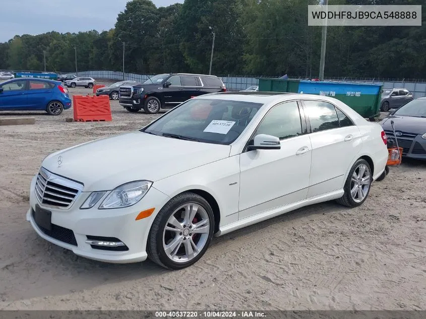 2012 Mercedes-Benz E 350 4Matic VIN: WDDHF8JB9CA548888 Lot: 40537220