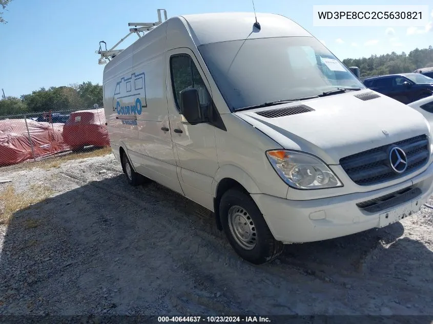 2012 Mercedes-Benz Sprinter 2500 High Roof VIN: WD3PE8CC2C5630821 Lot: 40644637