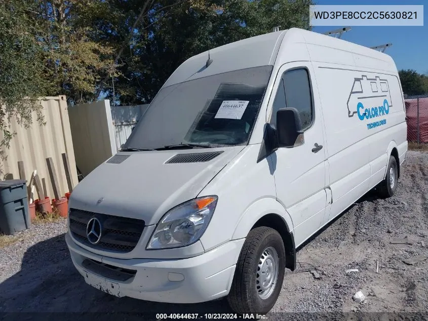 2012 Mercedes-Benz Sprinter 2500 High Roof VIN: WD3PE8CC2C5630821 Lot: 40644637