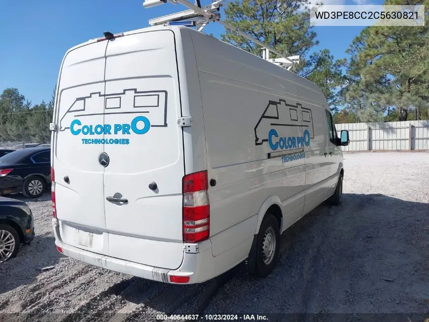 2012 Mercedes-Benz Sprinter 2500 High Roof VIN: WD3PE8CC2C5630821 Lot: 40644637