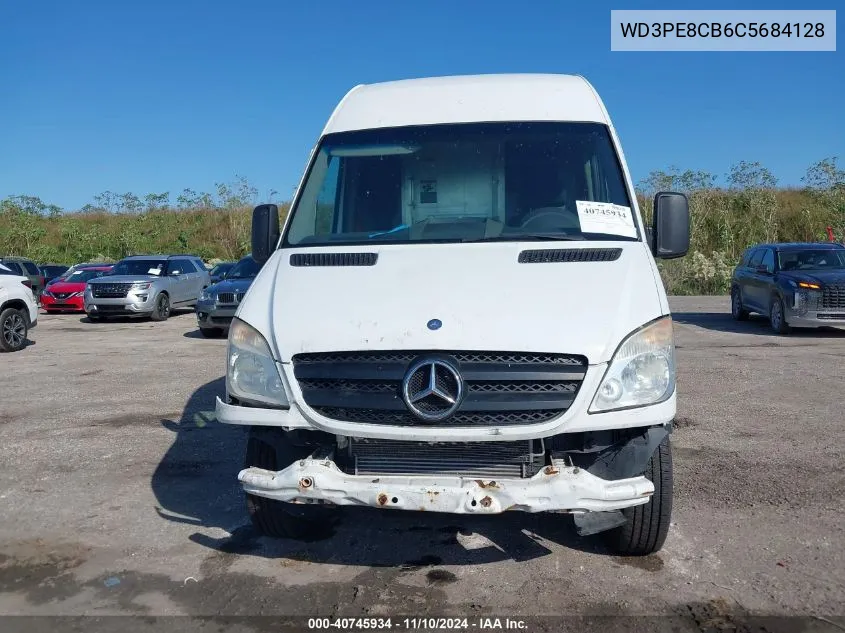 2012 Mercedes-Benz Sprinter 2500 High Roof VIN: WD3PE8CB6C5684128 Lot: 40745934