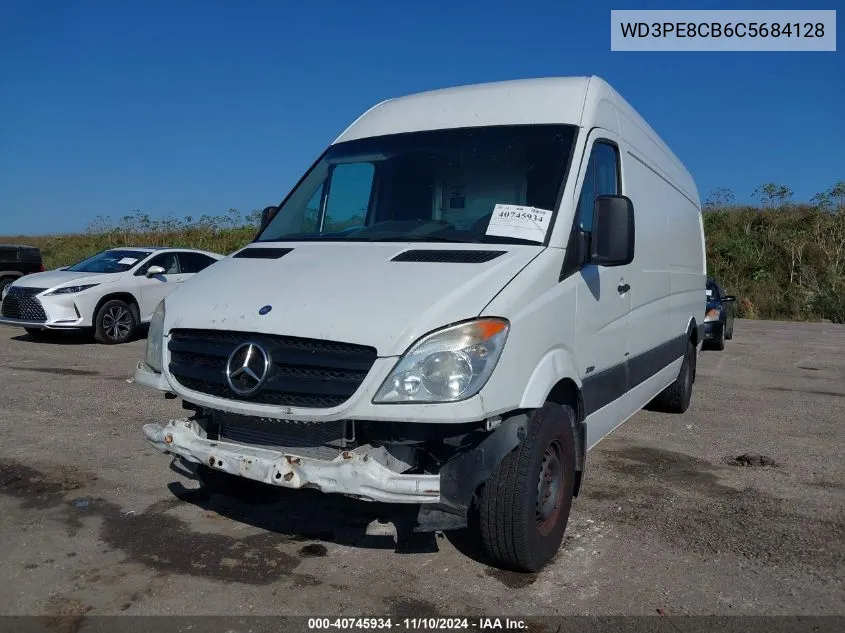 2012 Mercedes-Benz Sprinter 2500 High Roof VIN: WD3PE8CB6C5684128 Lot: 40745934