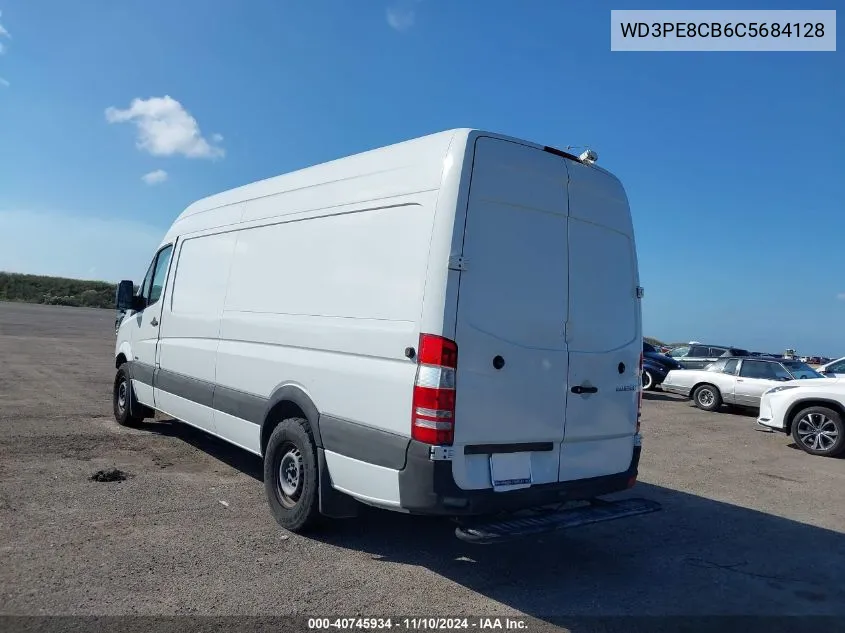 2012 Mercedes-Benz Sprinter 2500 High Roof VIN: WD3PE8CB6C5684128 Lot: 40745934