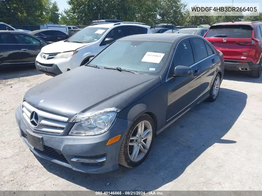 2013 Mercedes-Benz C 250 Luxury/Sport VIN: WDDGF4HB3DR266405 Lot: 40146865