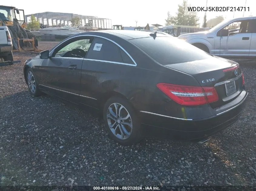 2013 Mercedes-Benz E 350 VIN: WDDKJ5KB2DF214711 Lot: 40188616