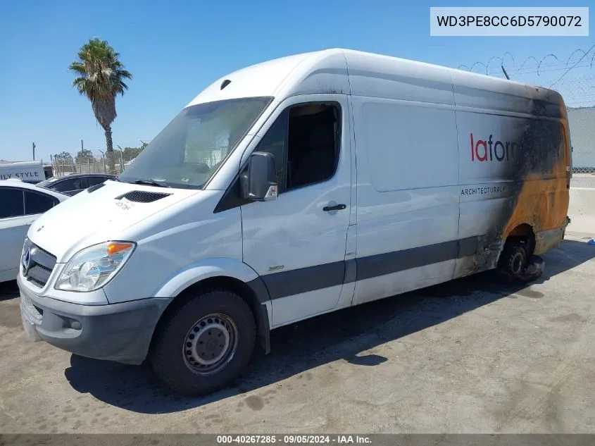 2013 Mercedes-Benz Sprinter 2500 High Roof VIN: WD3PE8CC6D5790072 Lot: 40267285