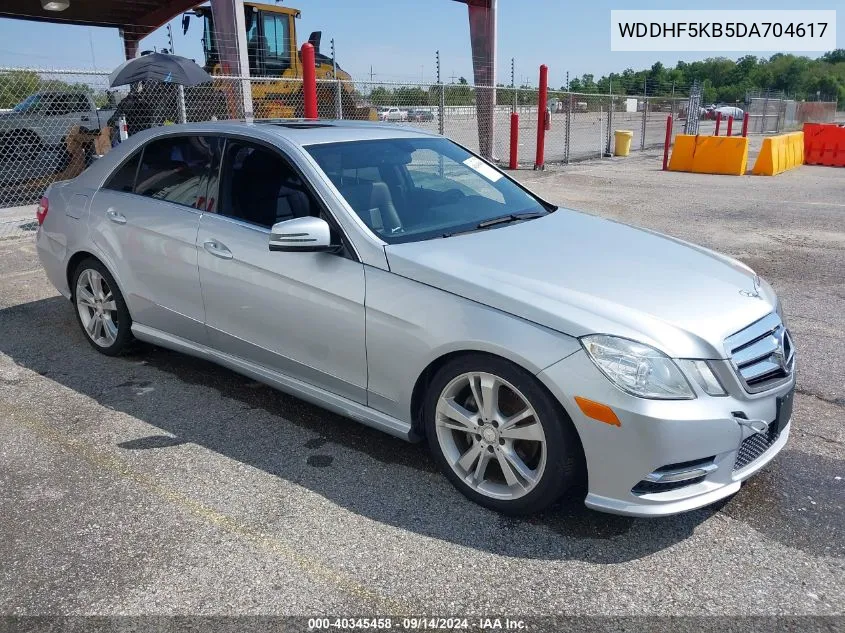 2013 Mercedes-Benz E 350 VIN: WDDHF5KB5DA704617 Lot: 40345458