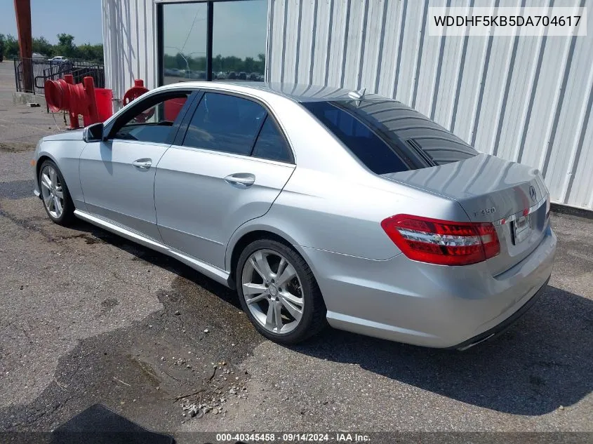 2013 Mercedes-Benz E 350 VIN: WDDHF5KB5DA704617 Lot: 40345458