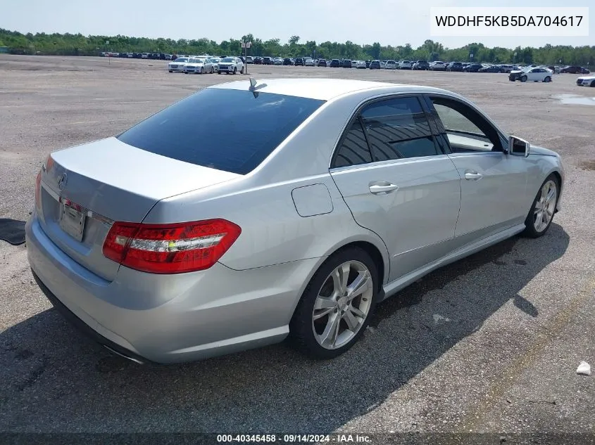 2013 Mercedes-Benz E 350 VIN: WDDHF5KB5DA704617 Lot: 40345458