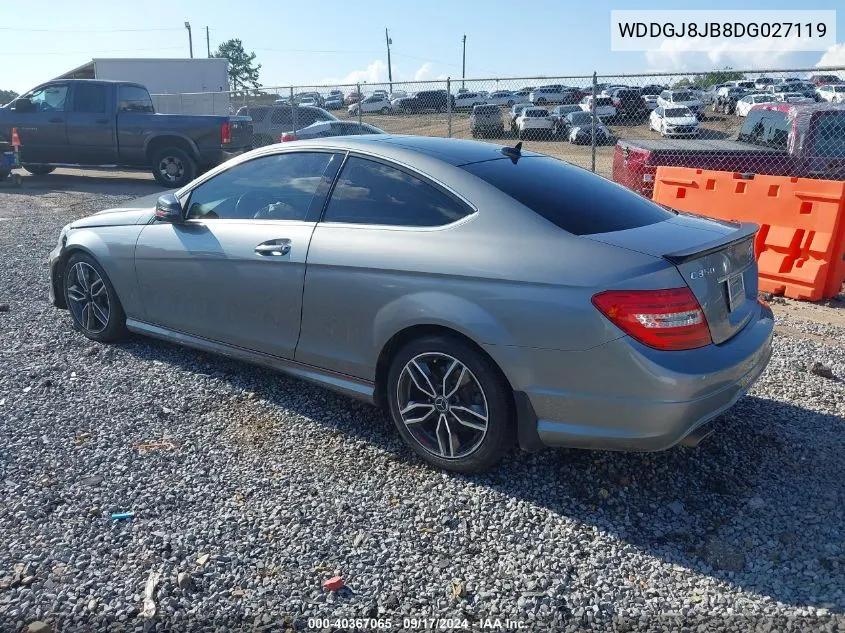 2013 Mercedes-Benz C 350 Sport 4Matic VIN: WDDGJ8JB8DG027119 Lot: 40367065