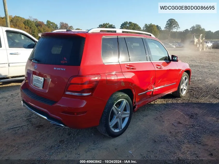 2013 Mercedes-Benz Glk 250 Bluetec 4Matic VIN: WDCGG0EB0DG086695 Lot: 40663842