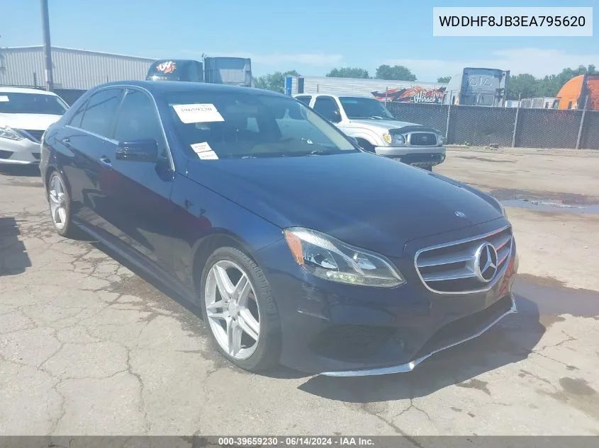 2014 Mercedes-Benz E 350 4Matic VIN: WDDHF8JB3EA795620 Lot: 39659230