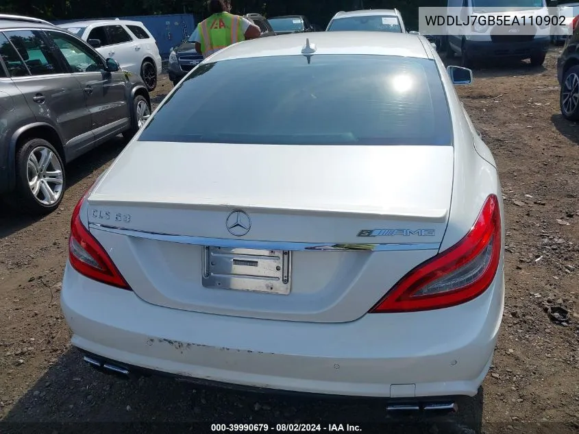 2014 Mercedes-Benz Cls 63 Amg S 4Matic VIN: WDDLJ7GB5EA110902 Lot: 39990679