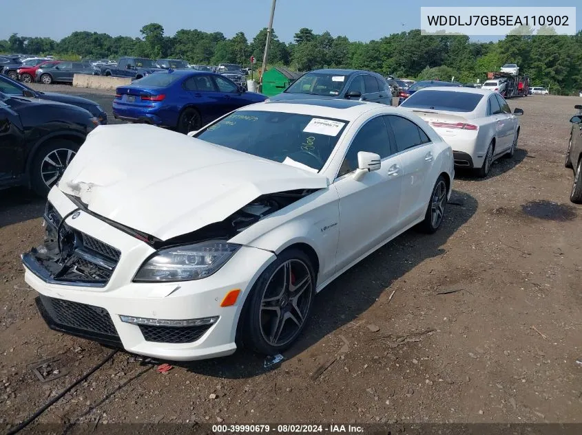 2014 Mercedes-Benz Cls 63 Amg S 4Matic VIN: WDDLJ7GB5EA110902 Lot: 39990679