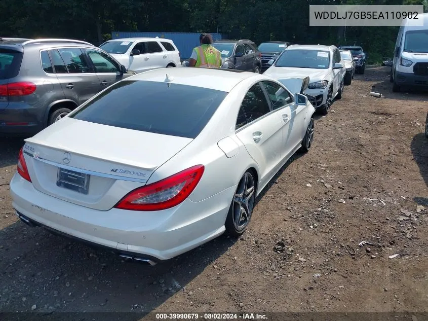 2014 Mercedes-Benz Cls 63 Amg S 4Matic VIN: WDDLJ7GB5EA110902 Lot: 39990679