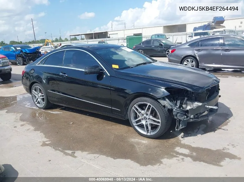 2014 Mercedes-Benz E 350 VIN: WDDKJ5KB4EF264494 Lot: 40069948