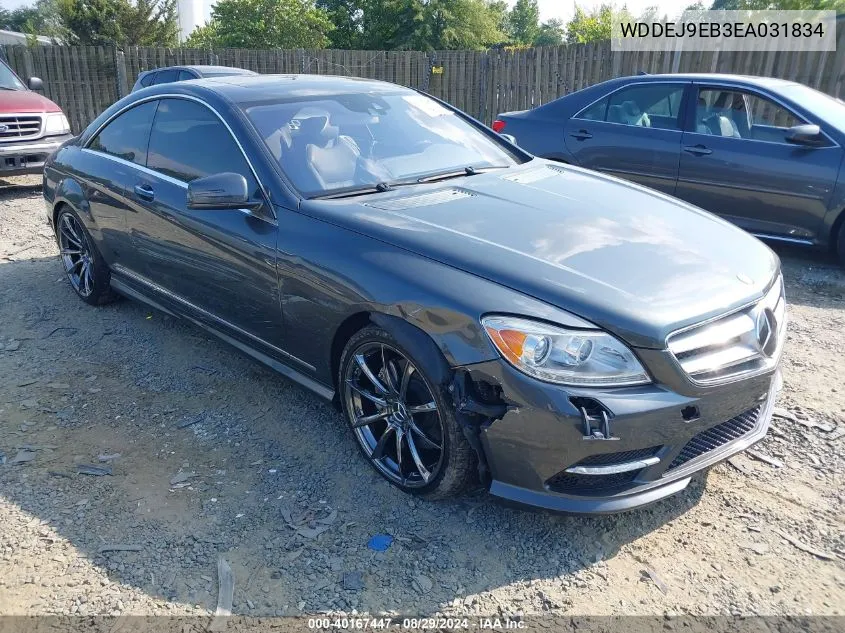 2014 Mercedes-Benz Cl 550 4Matic VIN: WDDEJ9EB3EA031834 Lot: 40167447