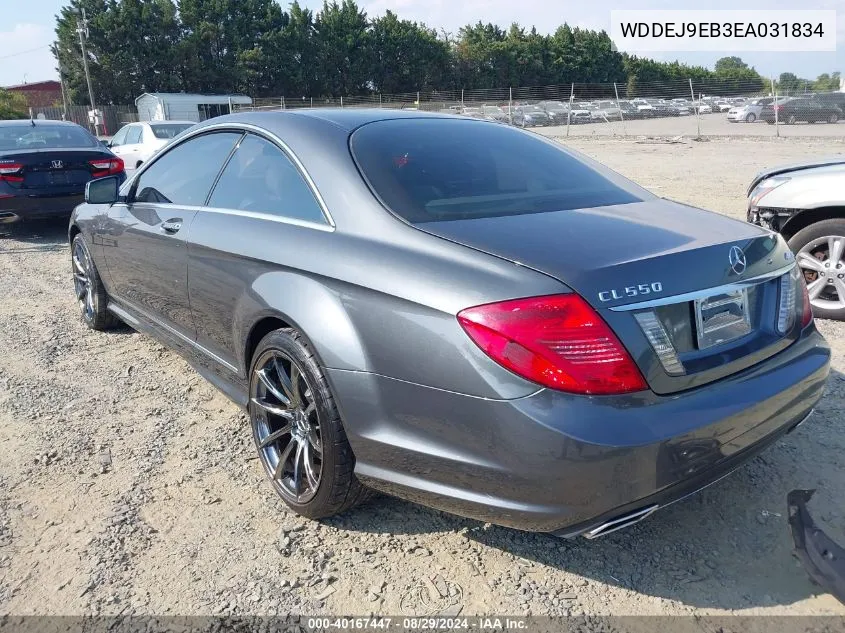 2014 Mercedes-Benz Cl 550 4Matic VIN: WDDEJ9EB3EA031834 Lot: 40167447