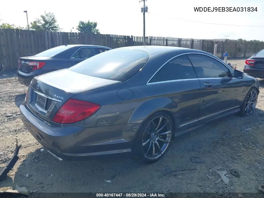 2014 Mercedes-Benz Cl 550 4Matic VIN: WDDEJ9EB3EA031834 Lot: 40167447