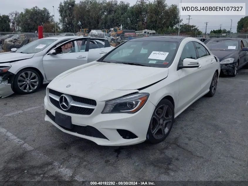 2014 Mercedes-Benz Cla 250 4Matic VIN: WDDSJ4GB0EN107327 Lot: 40192292