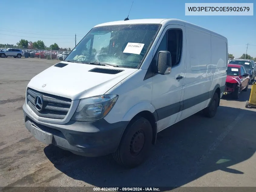 2014 Mercedes-Benz Sprinter 2500 Normal Roof VIN: WD3PE7DC0E5902679 Lot: 40240867