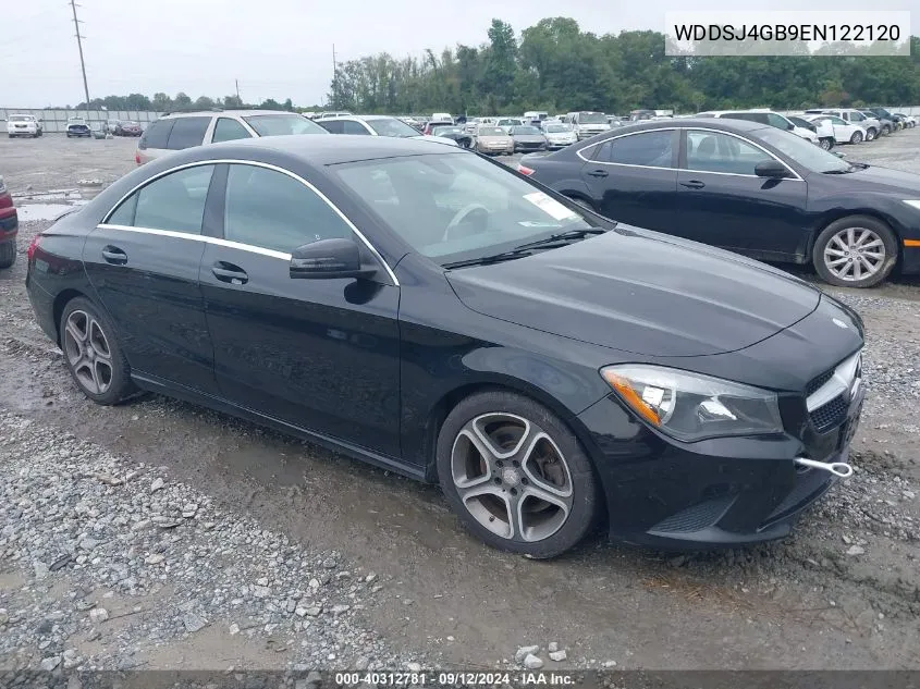 2014 Mercedes-Benz Cla 250 4Matic VIN: WDDSJ4GB9EN122120 Lot: 40312781