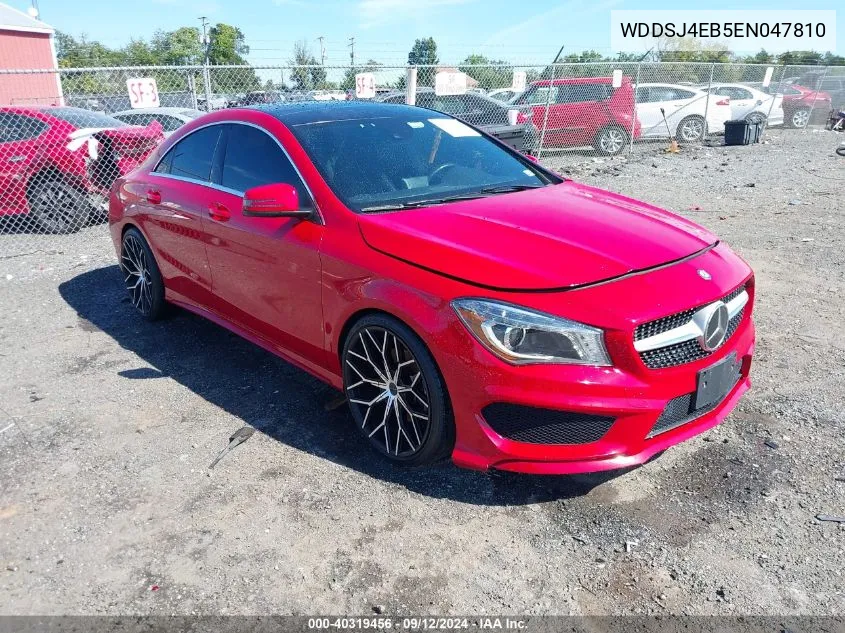 2014 Mercedes-Benz Cla 250 VIN: WDDSJ4EB5EN047810 Lot: 40319456