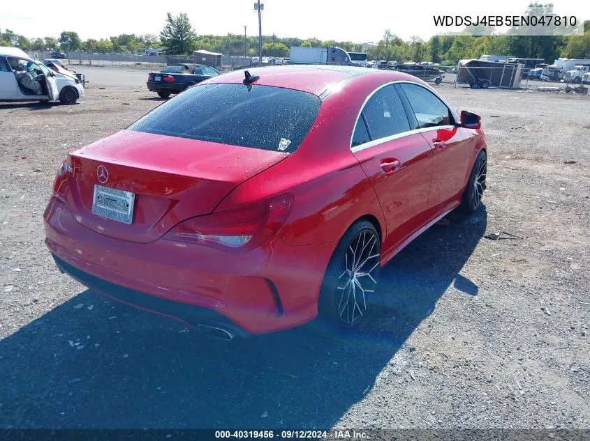 2014 Mercedes-Benz Cla 250 VIN: WDDSJ4EB5EN047810 Lot: 40319456